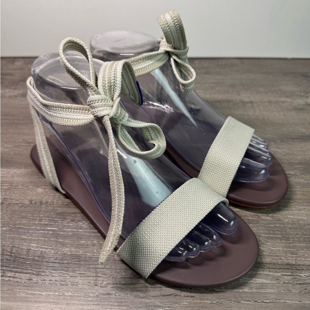 Rothy’s wrap sandals sandcastle women’s size 6.5 EUC - Picture 4 of 13